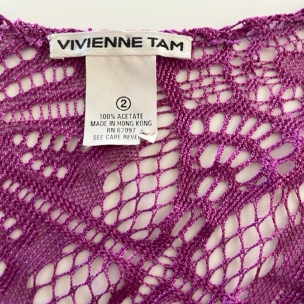 Vivienne Tam lace fringe top